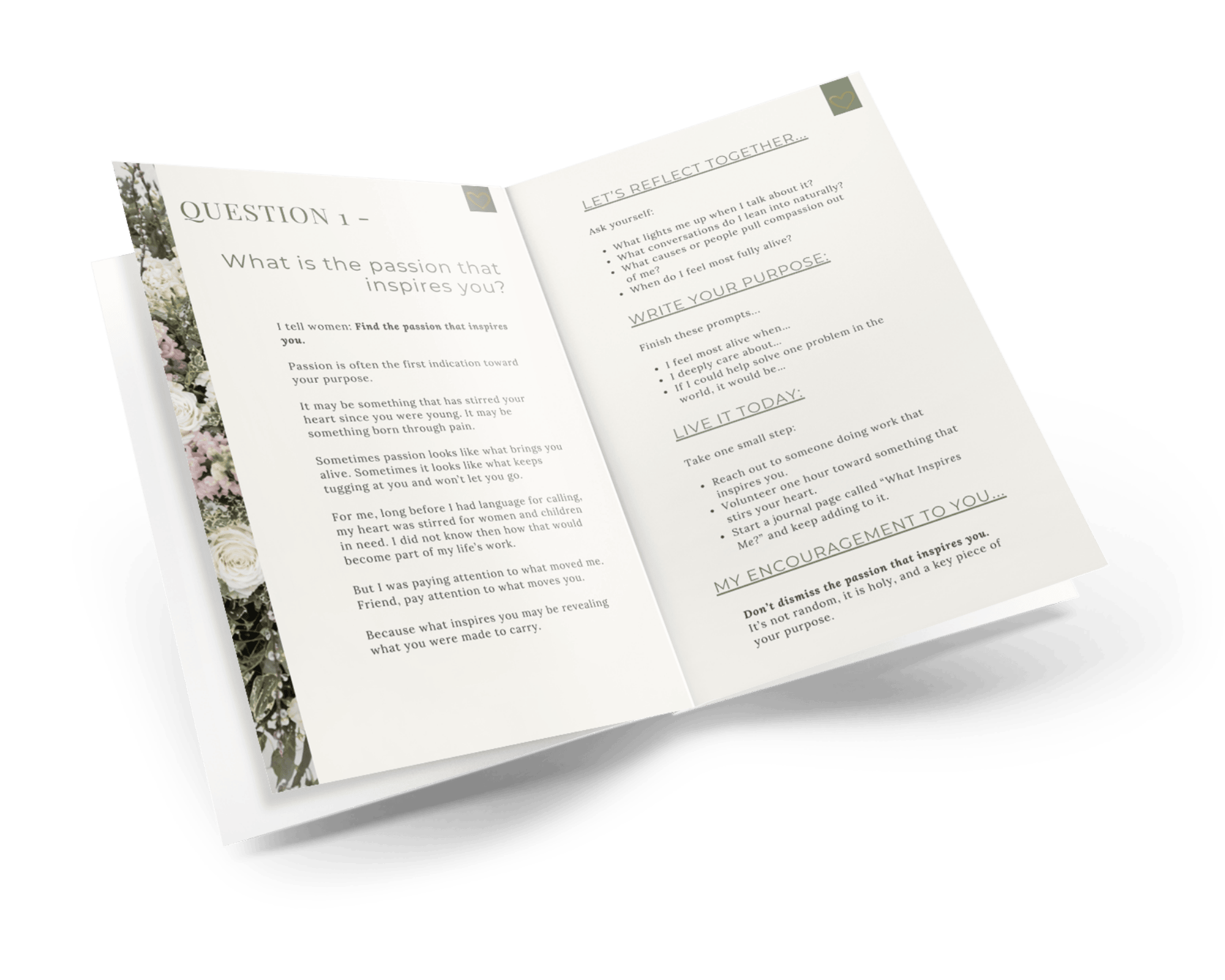 The 5 question purpose guide